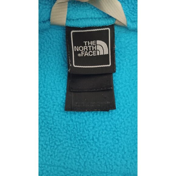 The North Face Medium Blue Grey Denali Fleece Outdoor Casual School Zip Jacket - Picture 7 of 8